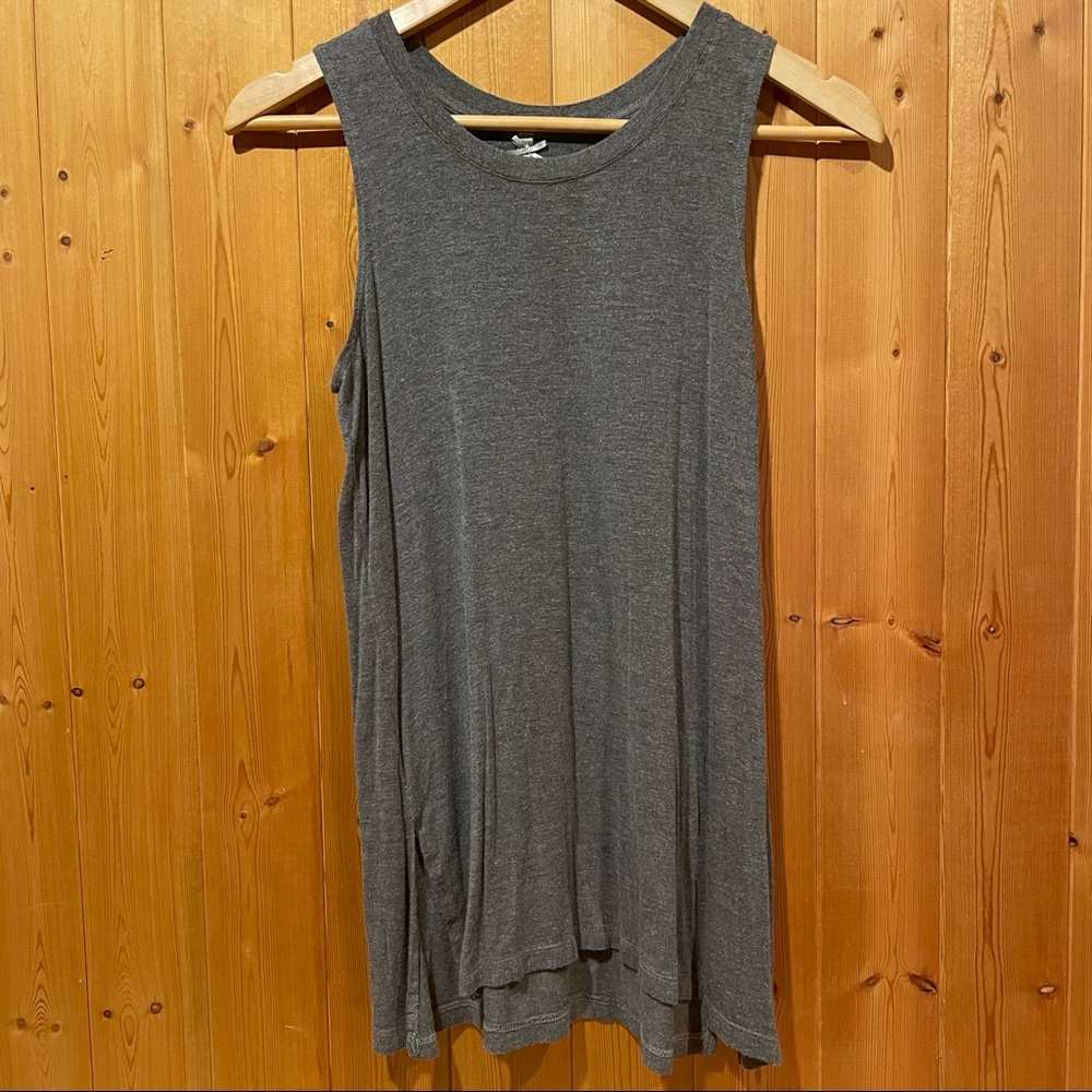 Long Grey Tank